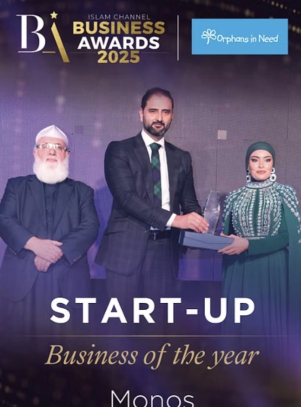 Winner — Start-Up Business of the Year, Islam Channel Business Awards 2025