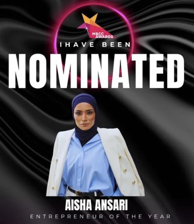 Finalist — Entrepreneur of the Year, MBCC Awards 2026
